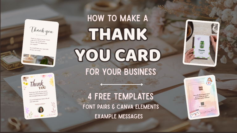 thank you note with free templates
