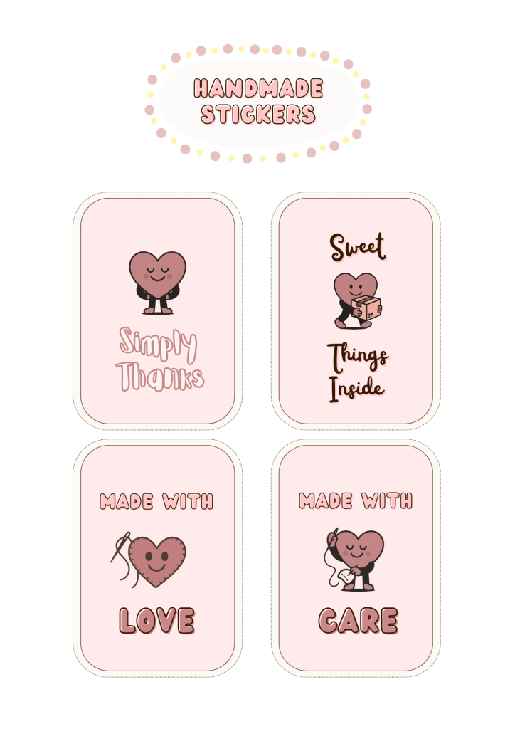 Canva sticker template for printing