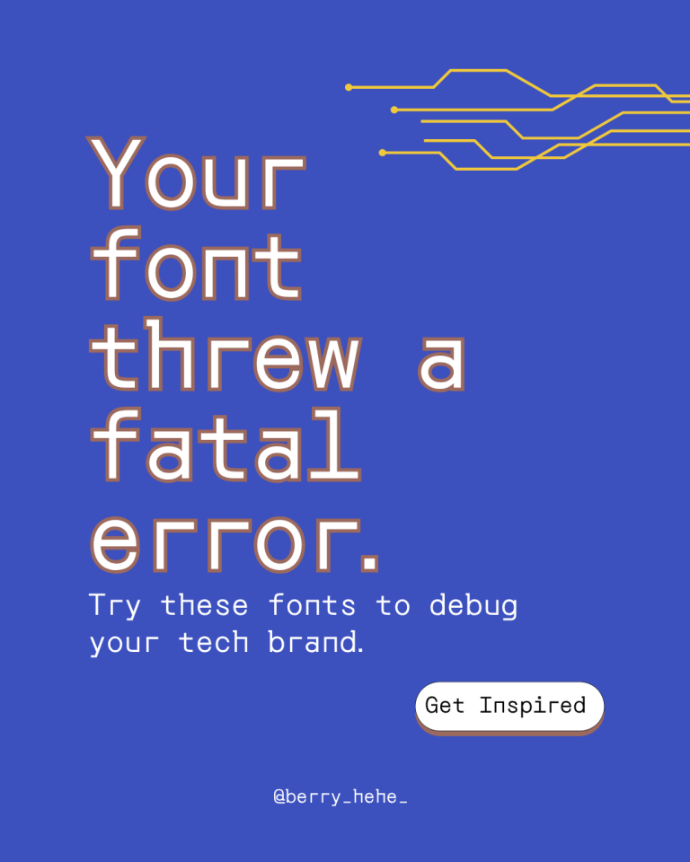tech font pairs