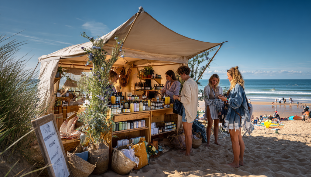 7 Summer promo ideas pop up store at the beach